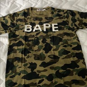 1st Camo Bape Shirt Green
